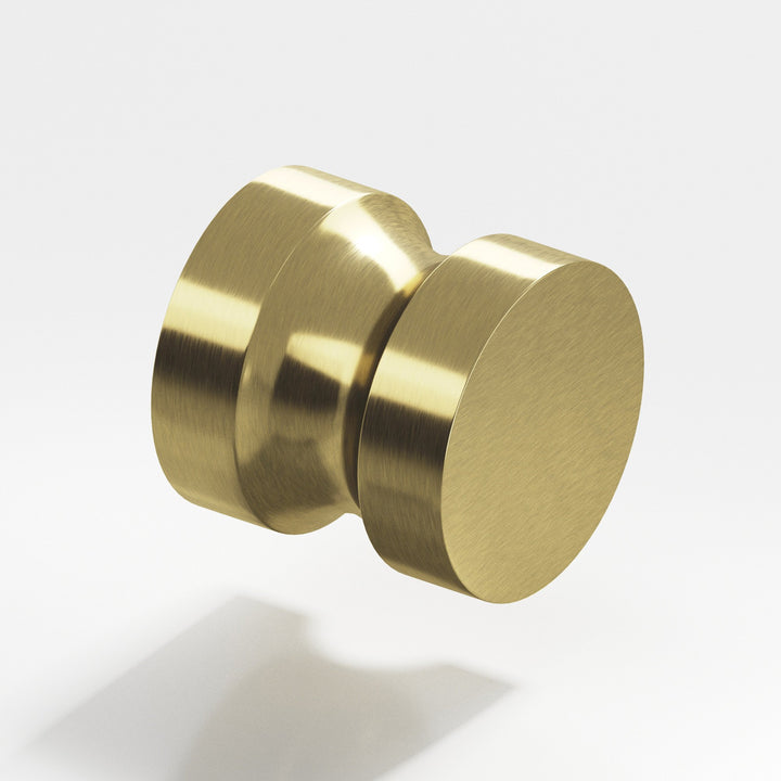 Colonial Bronze 189 Round Cabinet Knob in Antique Brass