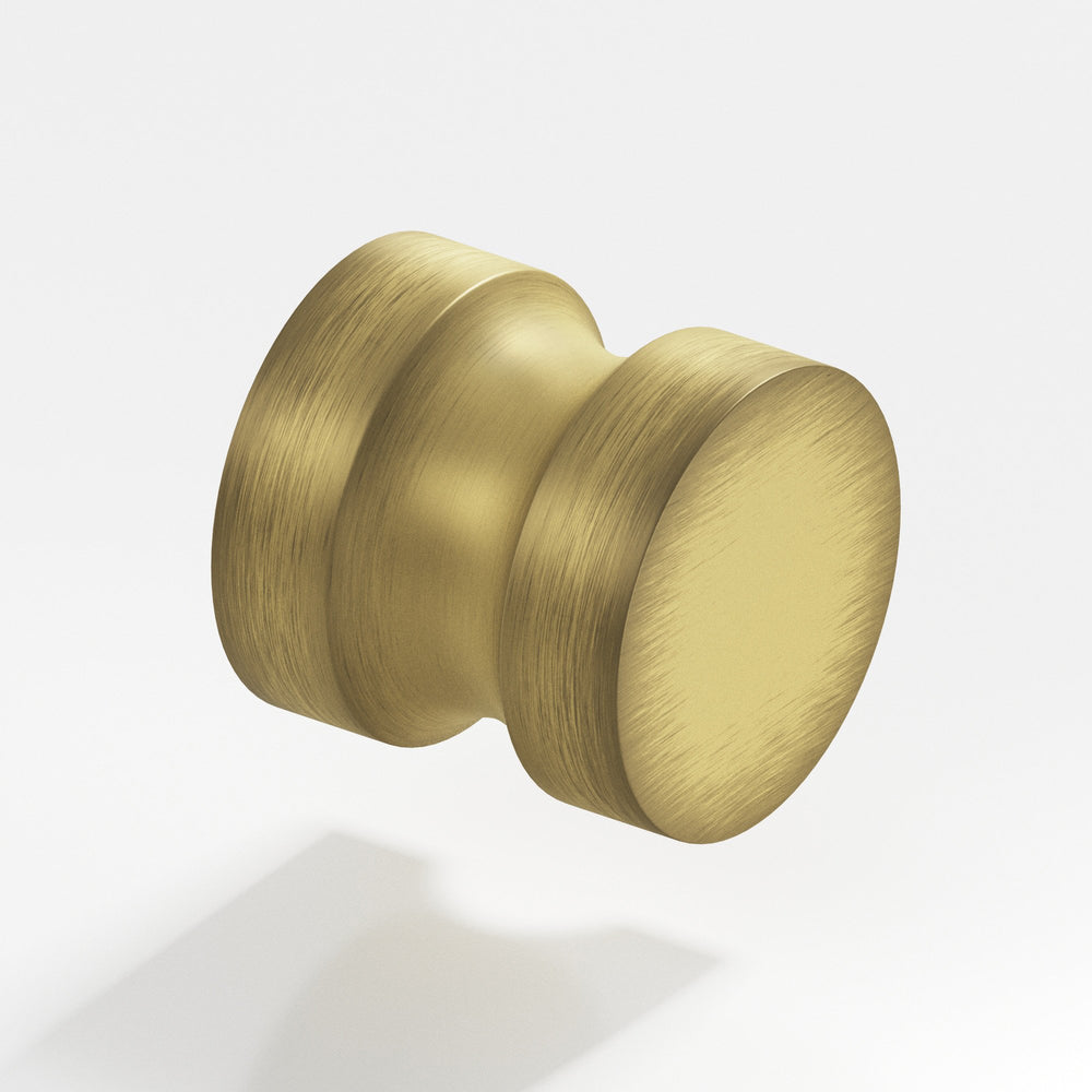 Colonial Bronze 189 Round Cabinet Knob in Matte Antique Satin Brass