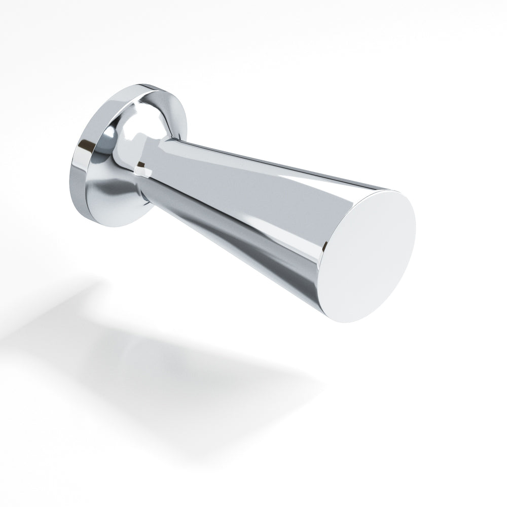 Colonial Bronze 195 Round tapered T Cabinet Knob in Polished Chrome