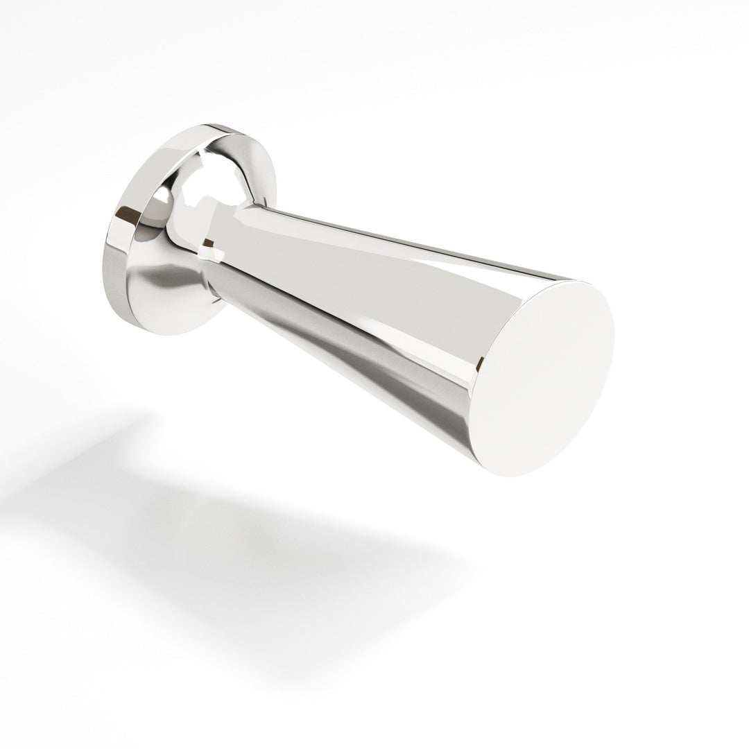 Colonial Bronze 195 Round tapered T Cabinet Knob in Polished Nickel