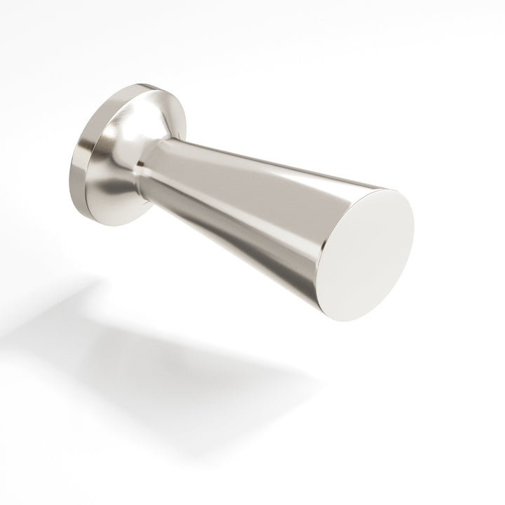 Colonial Bronze 195 Round tapered T Cabinet Knob in Satin Nickel