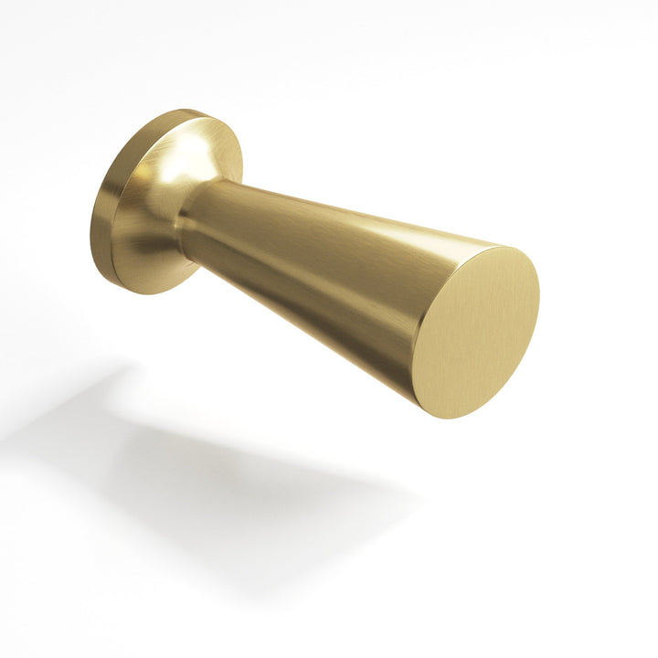 Colonial Bronze 195 Round tapered T Cabinet Knob in Antique Brass