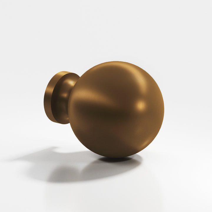 Colonial Bronze 196 Round Cabinet Knob in Matte Light Statuary Bronze