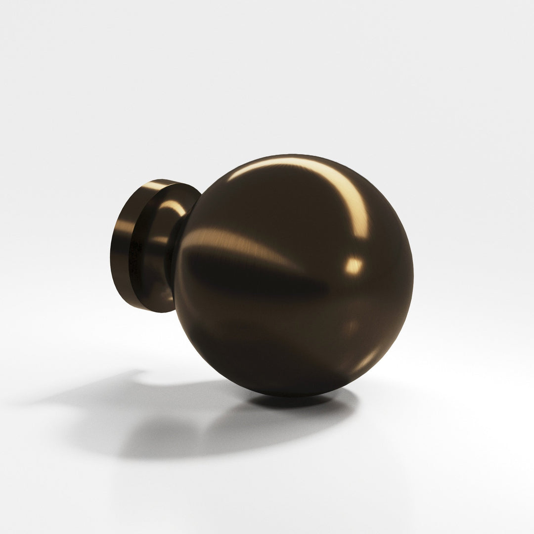 Colonial Bronze 197BB Round Back-to-Back Shower Door Knob Kit in Oil Rubbed Bronze