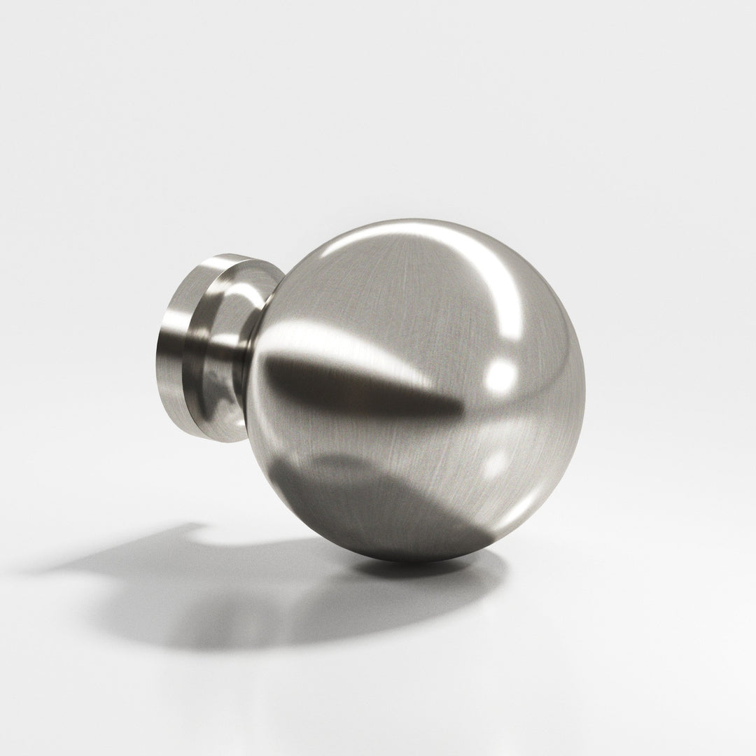Colonial Bronze 196 Round Cabinet Knob in Satin Nickel