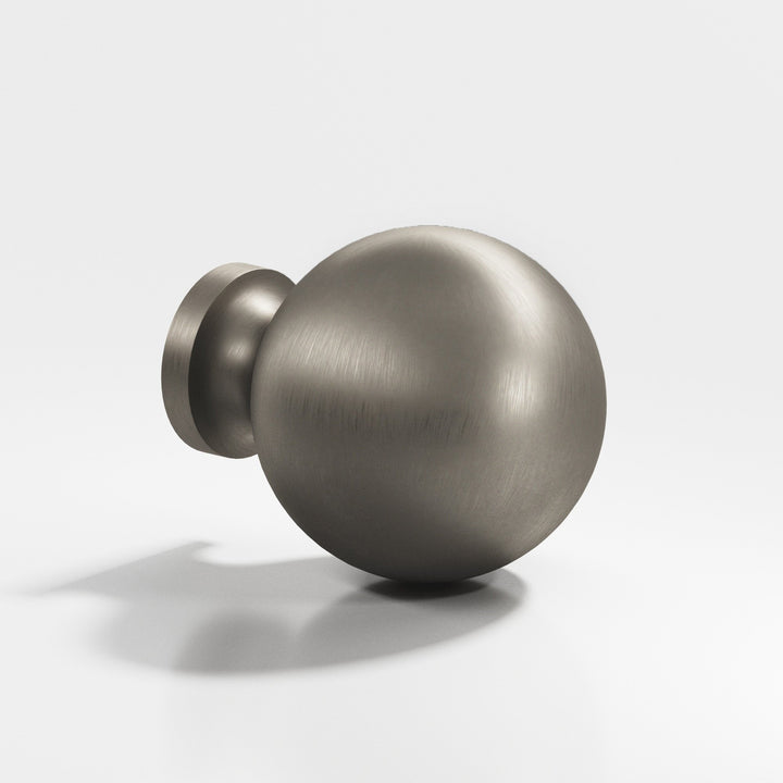 Colonial Bronze 196 Round Cabinet Knob in Matte Pewter