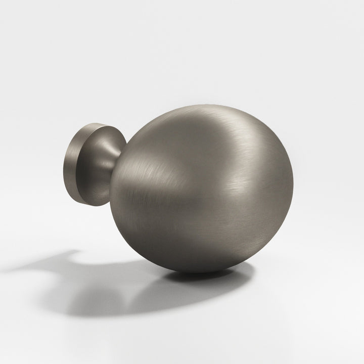 Colonial Bronze 199 Oval Cabinet Knob in Matte Pewter