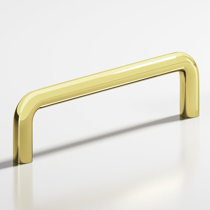 Colonial Bronze 206 Wire Cabinet Pull in Unlacquered Polished Brass
