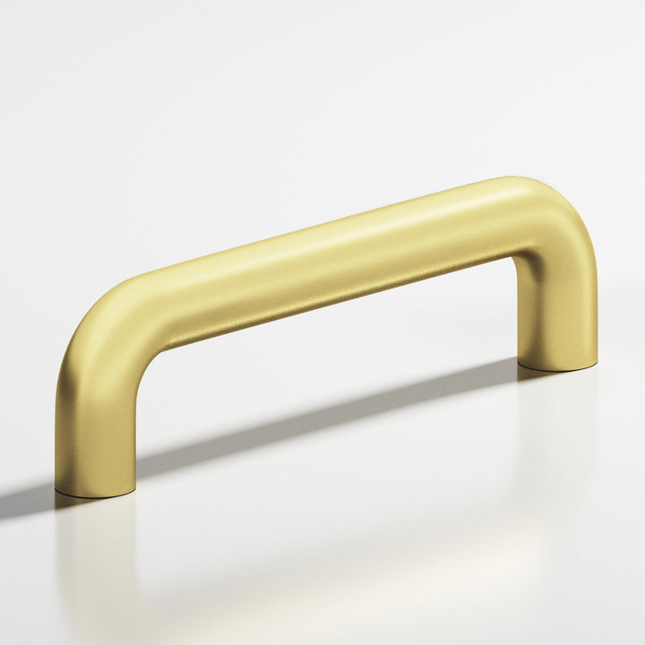Colonial Bronze 222BB Wire Back-to-Back Shower Door Pull Kit in Matte Satin Brass