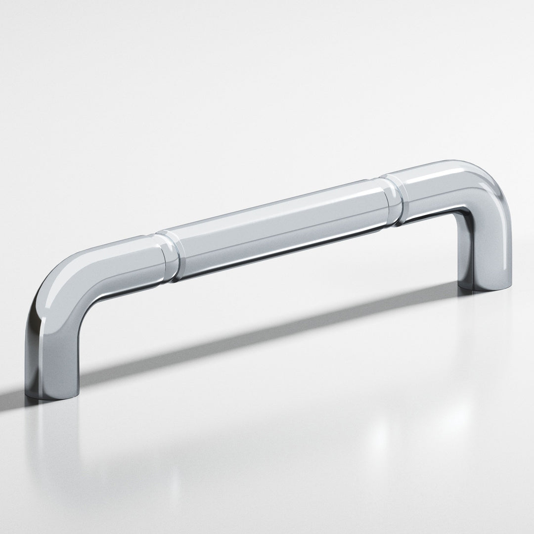 Colonial Bronze 205BB Wire Back-to-Back Shower Door Pull Kit with beads in Polished Chrome