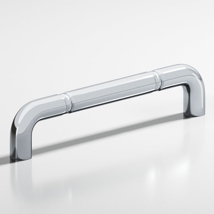 Colonial Bronze 205BB Wire Back-to-Back Shower Door Pull Kit with beads in Polished Chrome