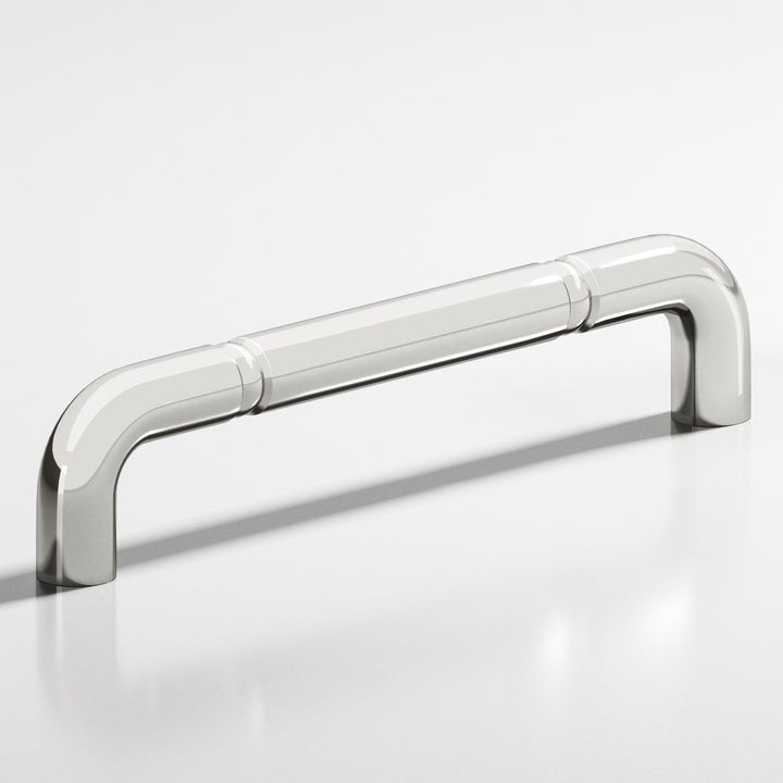 Colonial Bronze 205BB Wire Back-to-Back Shower Door Pull Kit with beads in Polished Nickel
