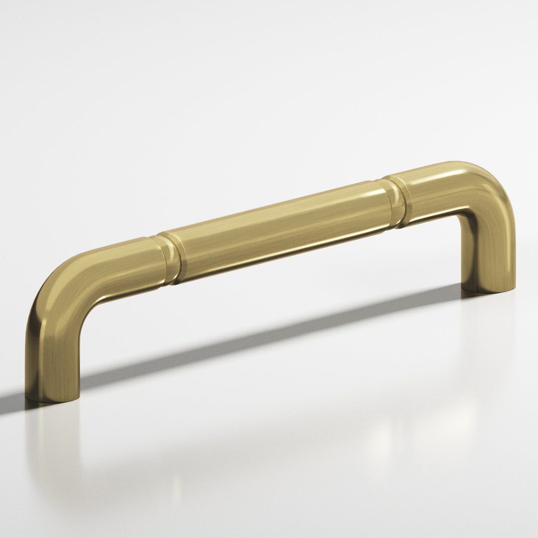 Colonial Bronze 205BB Wire Back-to-Back Shower Door Pull Kit with beads in Antique Brass