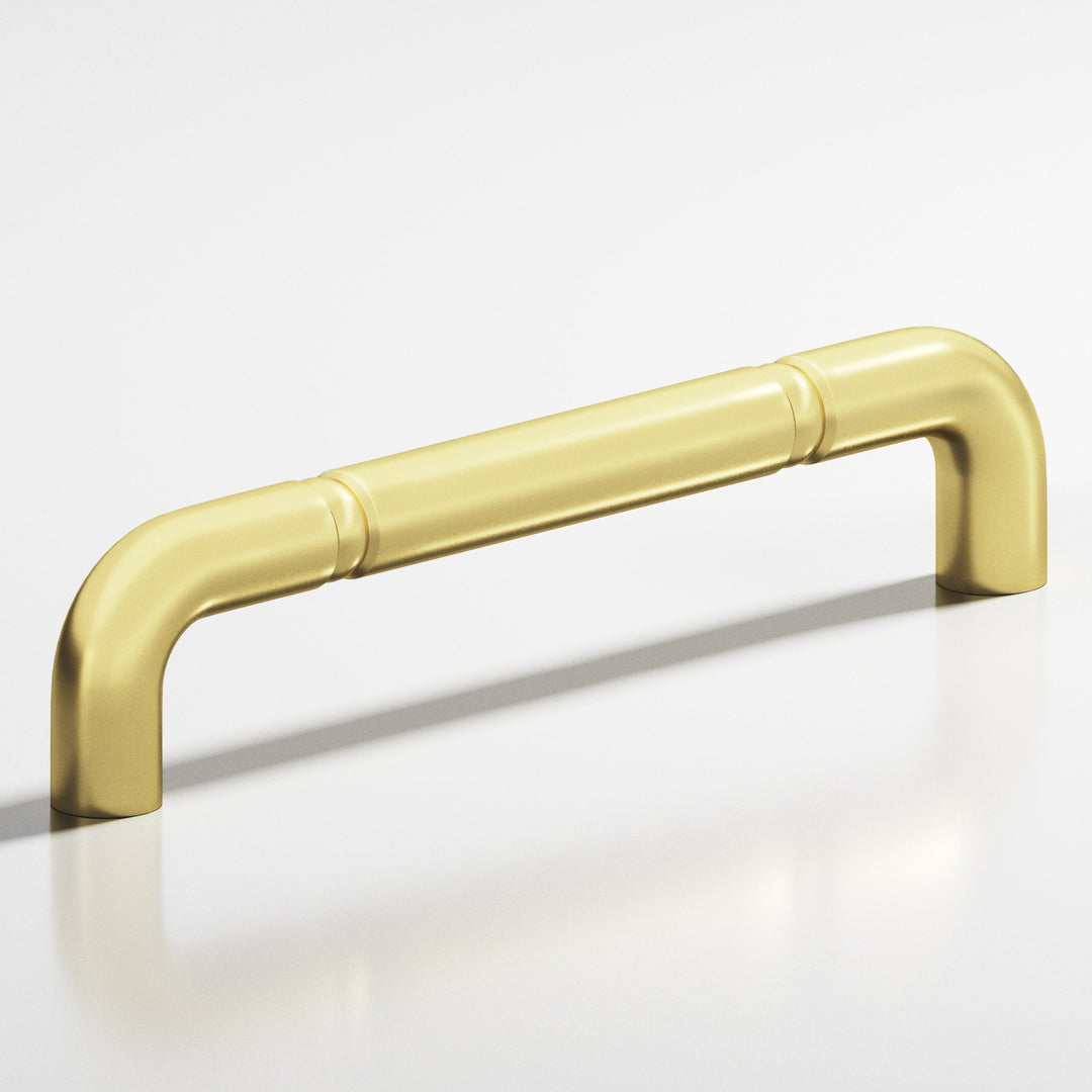 Colonial Bronze 832 Wire Cabinet Pull with beads in Matte Satin Brass