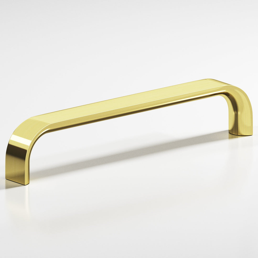 Colonial Bronze 836 Half-round wire Appliance Pull in Unlacquered Polished Brass