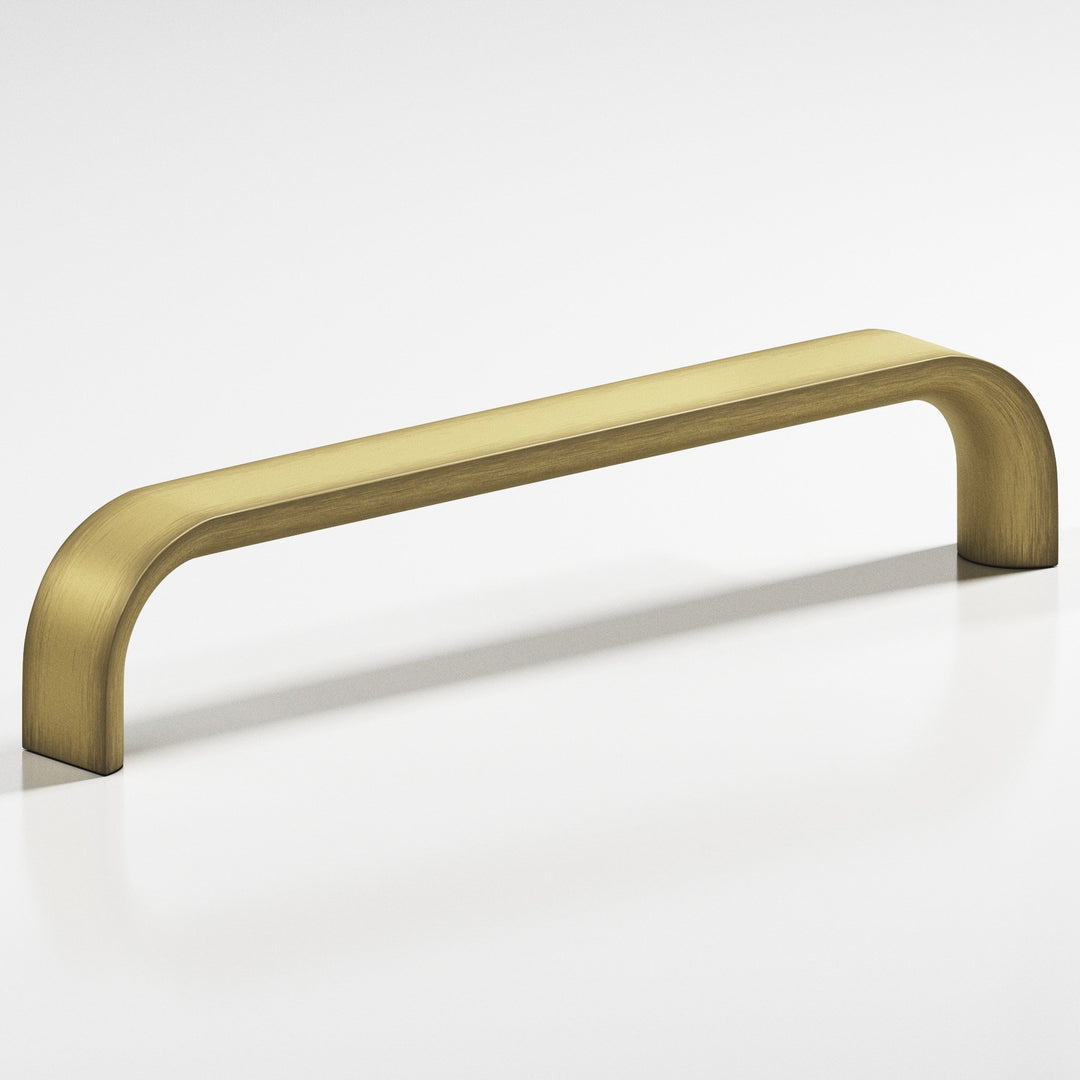 Colonial Bronze 236 Half-round wire Appliance Pull in Matte Antique Satin Brass