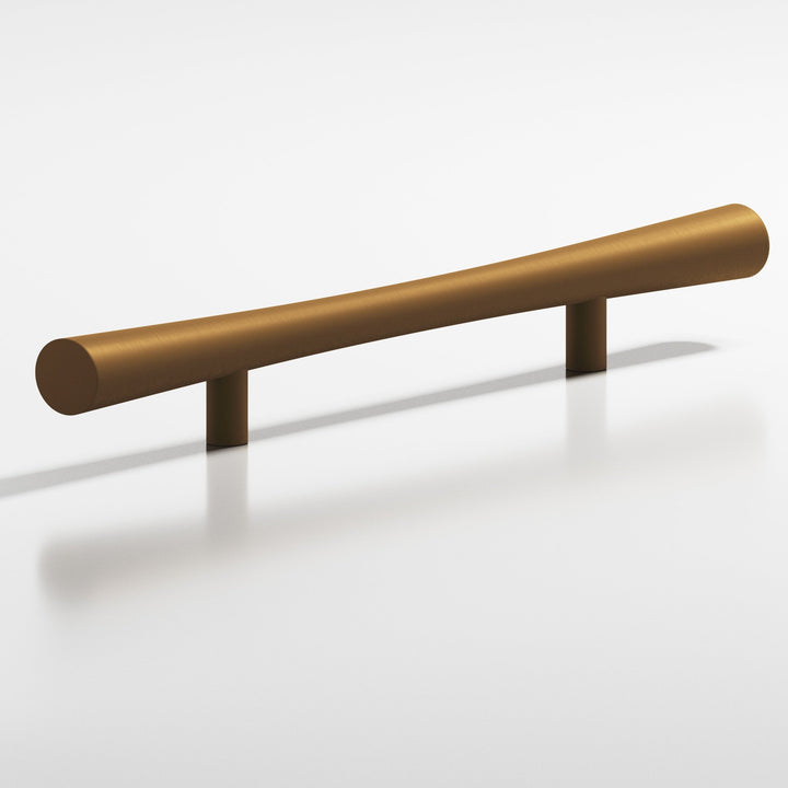 Colonial Bronze 238BB Hourglass Back-to-Back Shower Door Pull Kit with straight posts in Matte Light Statuary Bronze