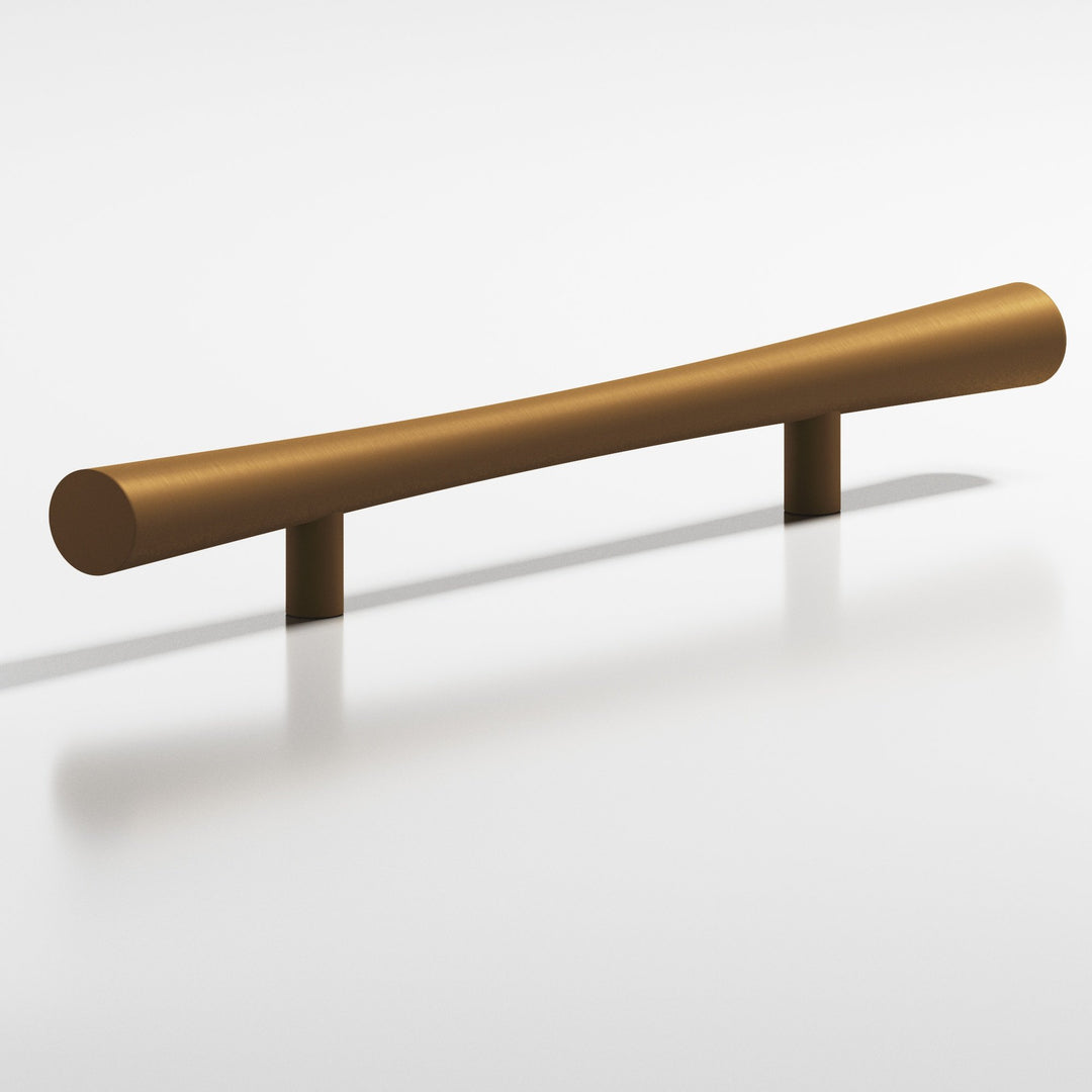 Colonial Bronze 240 Hourglass Cabinet Pull with straight posts in Matte Light Statuary Bronze