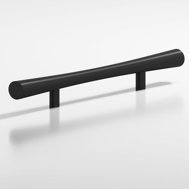 Colonial Bronze 238BB Hourglass Back-to-Back Shower Door Pull Kit with straight posts in Matte Graphite