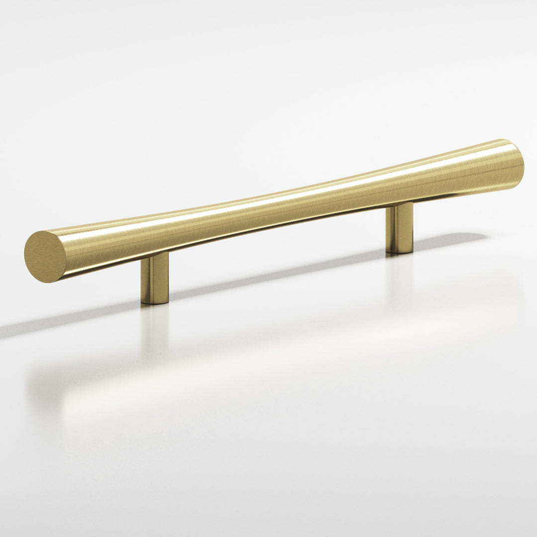 Colonial Bronze 238BB Hourglass Back-to-Back Shower Door Pull Kit with straight posts in Antique Brass