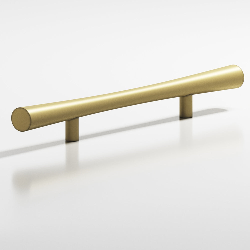 Colonial Bronze 238BB Hourglass Back-to-Back Shower Door Pull Kit with straight posts in Matte Antique Satin Brass