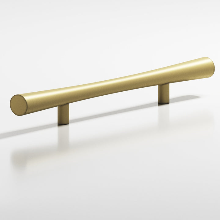 Colonial Bronze 238BB Hourglass Back-to-Back Shower Door Pull Kit with straight posts in Matte Antique Satin Brass