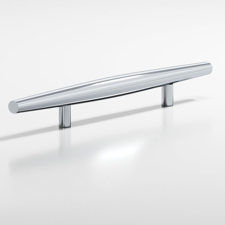 Colonial Bronze 239 Cigar Cabinet Pull with straight posts in Polished Chrome