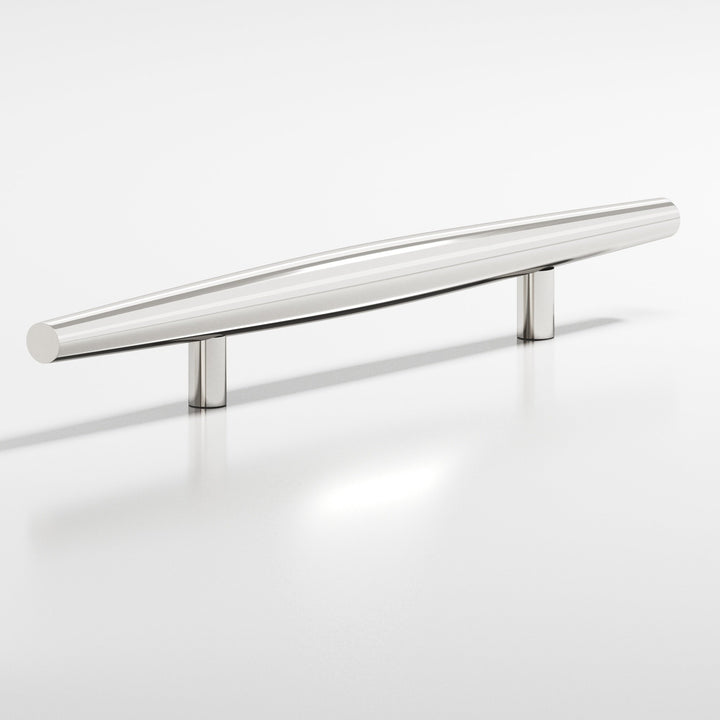 Colonial Bronze 239BB Cigar Back-to-Back Shower Door Pull Kit with straight posts in Polished Nickel