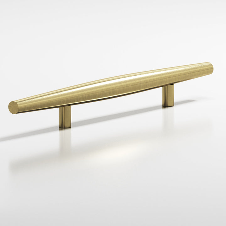 Colonial Bronze 341 Cigar Cabinet Pull with straight posts in Antique Brass