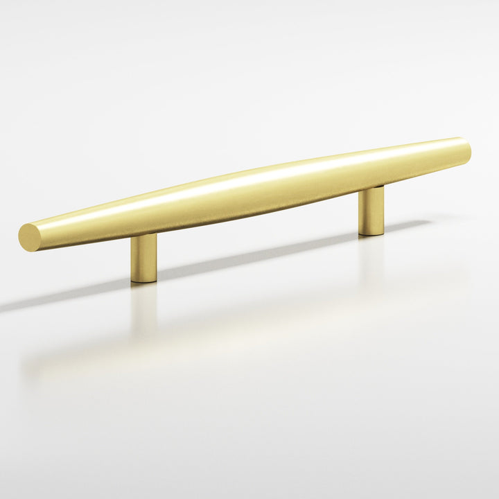 Colonial Bronze 239BB Cigar Back-to-Back Shower Door Pull Kit with straight posts in Matte Satin Brass