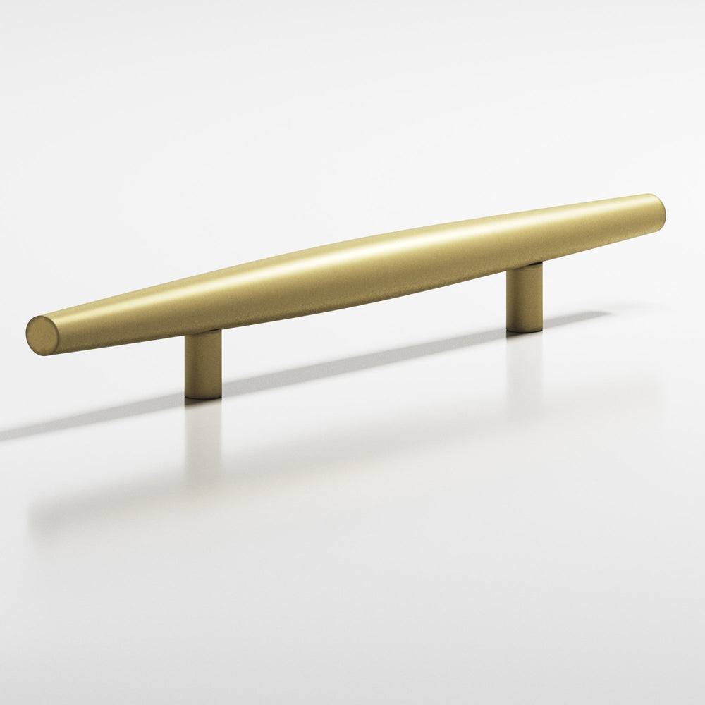 Colonial Bronze 241BB Cigar Back-to-Back Shower Door Pull Kit with straight posts in Matte Antique Satin Brass