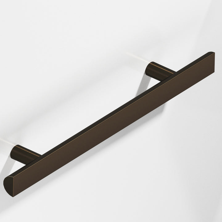 Colonial Bronze 257BB Half-round Back-to-Back Shower Door Pull Kit with straight posts in Oil Rubbed Bronze