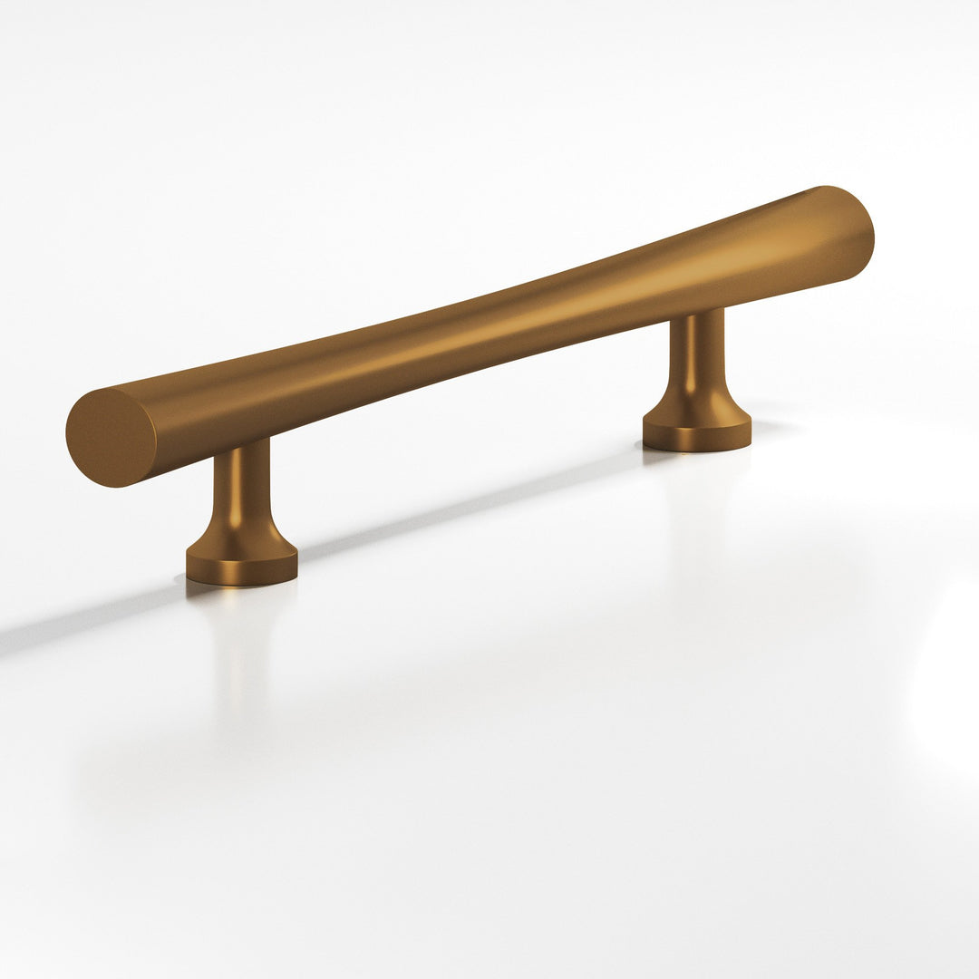 Colonial Bronze 294 Hourglass Cabinet Pull with flared posts in Matte Light Statuary Bronze