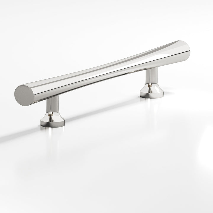 Colonial Bronze 292 Hourglass Cabinet Pull with flared posts in Polished Nickel