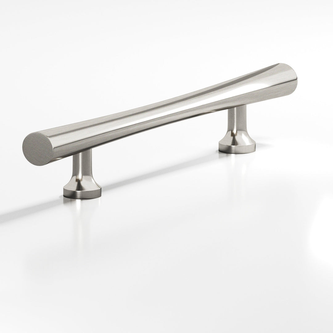 Colonial Bronze 294 Hourglass Cabinet Pull with flared posts in Satin Nickel