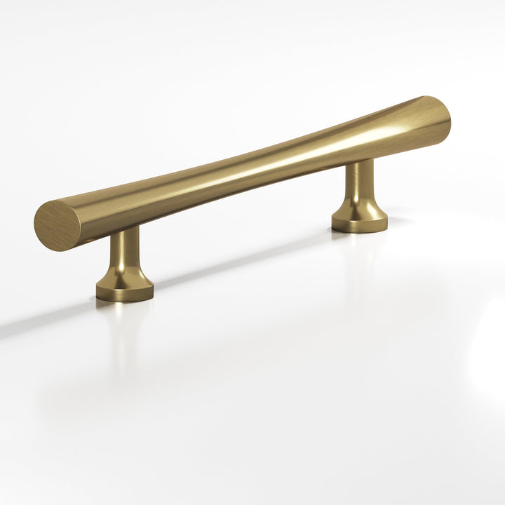 Colonial Bronze 292 Hourglass Cabinet Pull with flared posts in Antique Brass
