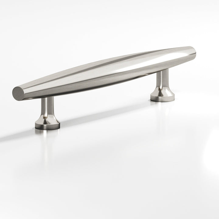 Colonial Bronze 295 Cigar Cabinet Pull with flared posts in Satin Nickel