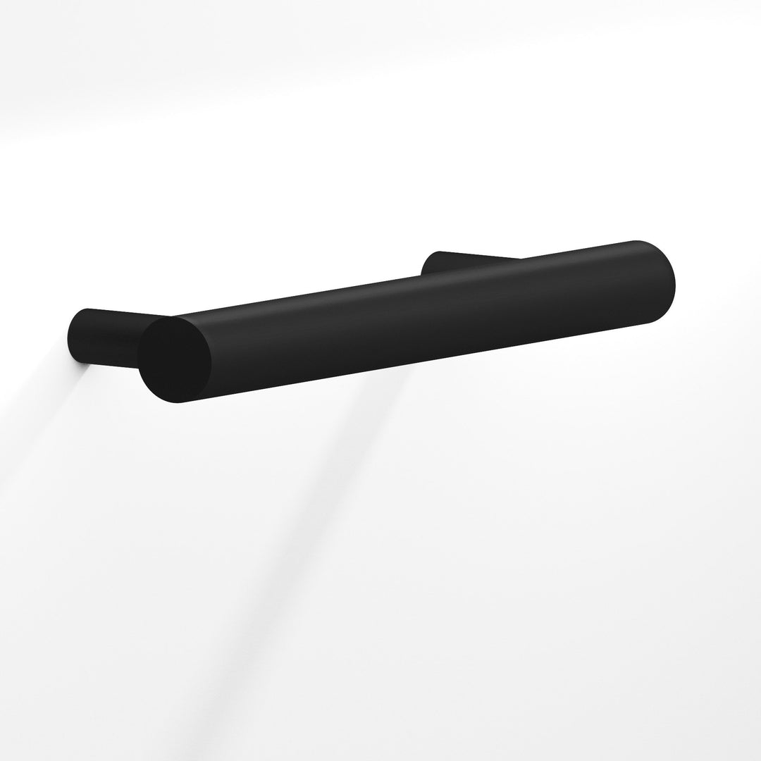 Colonial Bronze 300 Round Cabinet Pull with tapered posts in Matte Satin Black
