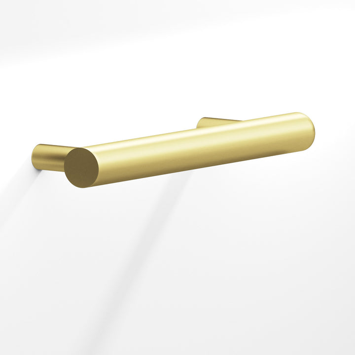 Colonial Bronze 300 Round Cabinet Pull with tapered posts in Matte Satin Brass