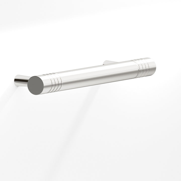 Colonial Bronze 304 Round grooved Cabinet Pull with tapered posts in Polished Nickel
