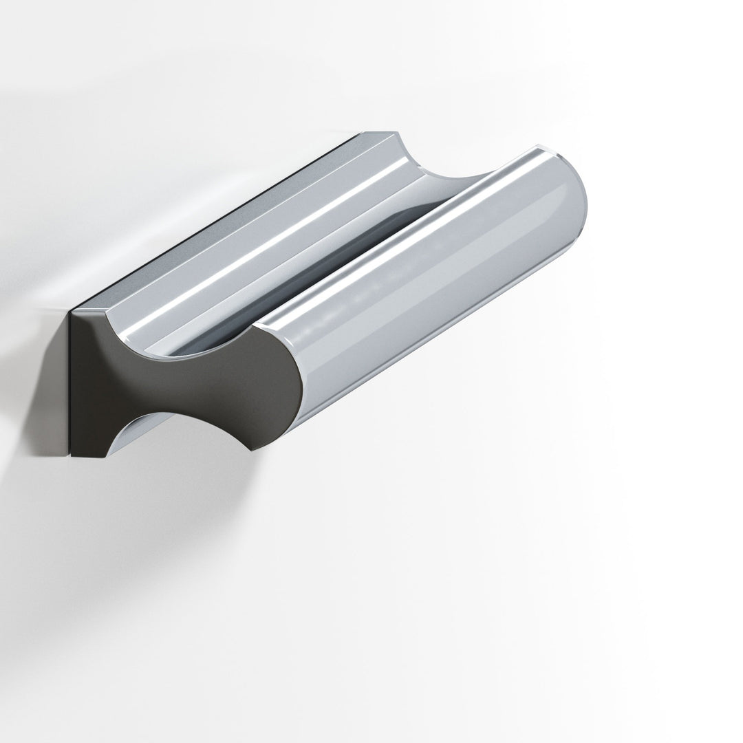Colonial Bronze 490 Finger Cabinet Pull in Polished Chrome