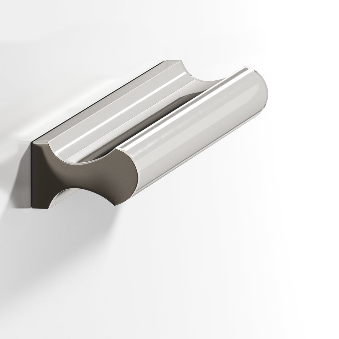 Colonial Bronze 490 Finger Cabinet Knob in Polished Nickel