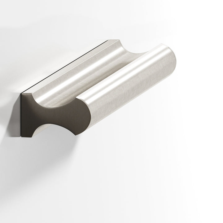 Colonial Bronze 490 Finger Cabinet Pull in Satin Nickel