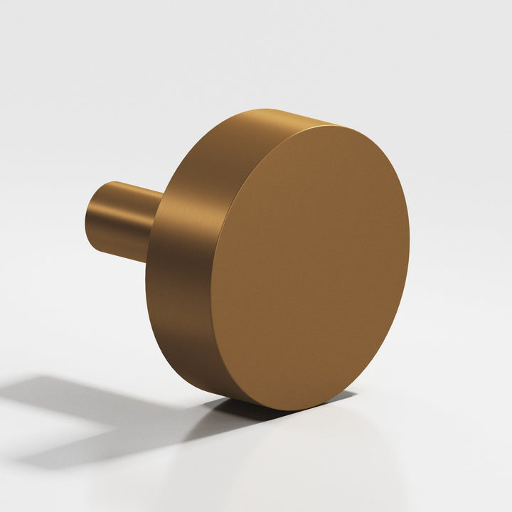 Colonial Bronze 511 Round Cabinet Knob with straight post in Matte Light Statuary Bronze