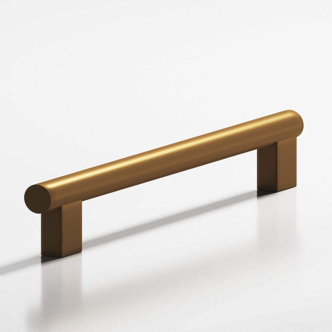 Colonial Bronze 535 Round Cabinet Pull With rectangular posts in Matte Light Statuary Bronze