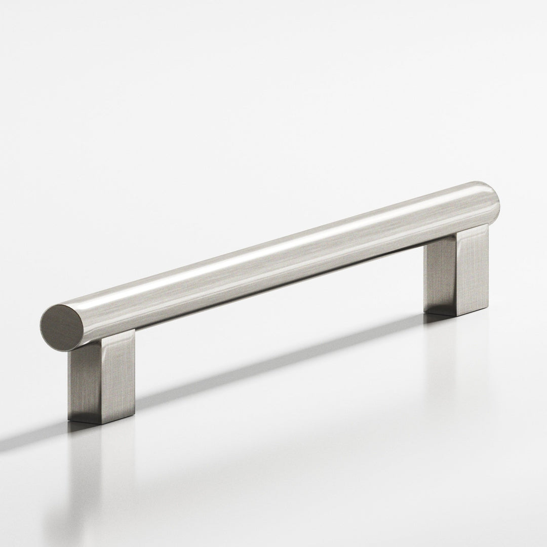 Colonial Bronze 538 Round Cabinet Pull With rectangular posts in Satin Nickel