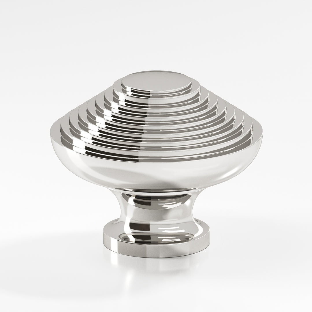 Colonial Bronze 632 Half-beehive Cabinet Knob in Polished Nickel