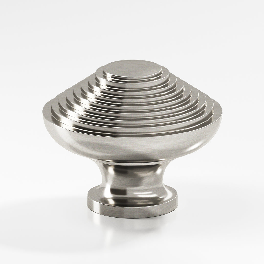 Colonial Bronze 633 Half-beehive Cabinet Knob in Satin Nickel