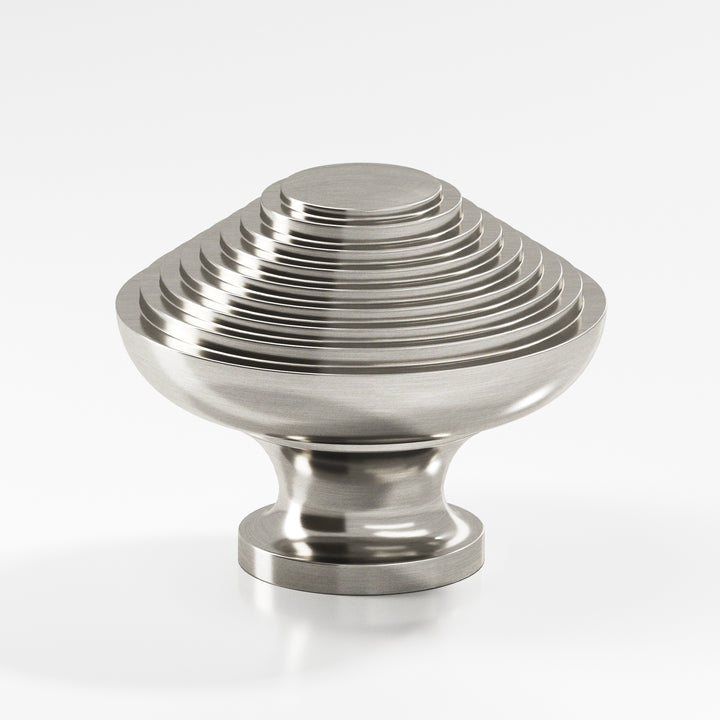 Colonial Bronze 633 Half-beehive Cabinet Knob in Satin Nickel