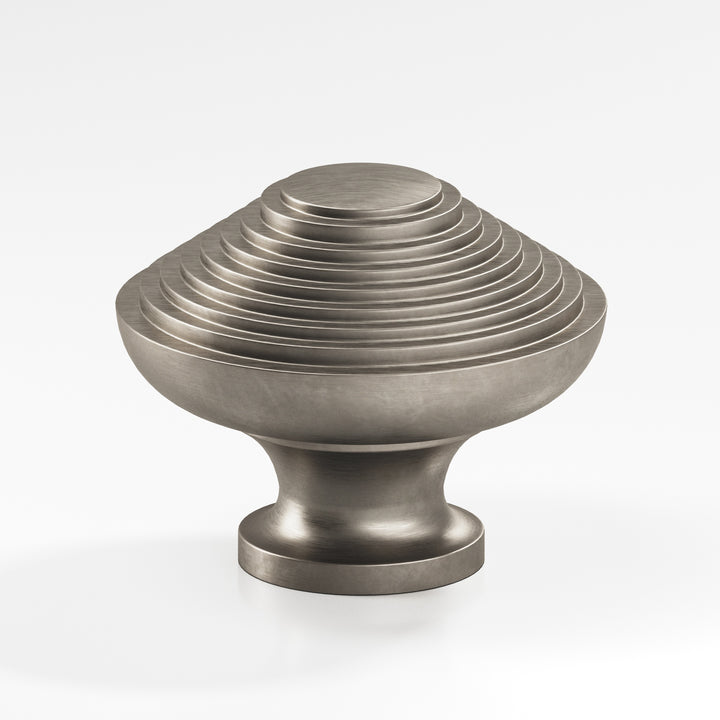 Colonial Bronze 632 Half-beehive Cabinet Knob in Matte Pewter